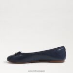 jp Sam Edelman 女性 フェリシア リュクス バレエ フラット ハドソンネイビー 4NFV0P292 履物 - Image 4