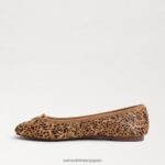 jp Sam Edelman 女性 フェリシア リュクス バレエ フラット タンマルチ 4NFV0P293 履物 - Image 4