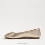 jp Sam Edelman 女性 フェリシア リュクス バレエ フラット 金箔 4NFV0P285 履物 - Image 4