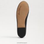 jp Sam Edelman 女性 フェリシア リュクス バレエ フラット 黒い革 4NFV0P284 履物 - Image 6