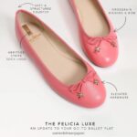 jp Sam Edelman 女性 フェリシア リュクス バレエ フラット カリプソコーラル 4NFV0P291 履物 - Image 7