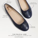 jp Sam Edelman 女性 フェリシア リュクス バレエ フラット ハドソンネイビー 4NFV0P292 履物 - Image 7
