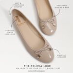 jp Sam Edelman 女性 フェリシア リュクス バレエ フラット チャイラテの特許 4NFV0P295 履物 - Image 7
