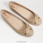 jp Sam Edelman 女性 フェリシア リュクス バレエ フラット 天然マルチラフィア 4NFV0P281 履物 - Image 7