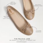 jp Sam Edelman 女性 フェリシア リュクス バレエ フラット ソフトベージュ 4NFV0P283 履物 - Image 7