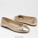 jp Sam Edelman 女性 フェリシア リュクス バレエ フラット 金箔 4NFV0P285 履物 - Image 7