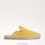 jp Sam Edelman 女性 フェルナンダ エスパドリーユ ミュール 黄色 4NFV0P644 履物 - Image 2
