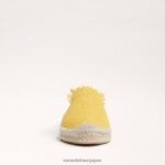 jp Sam Edelman 女性 フェルナンダ エスパドリーユ ミュール 黄色 4NFV0P644 履物 - Image 3