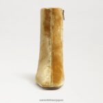 jp Sam Edelman 女性 フォーンアンクルブーティ サフランベルベット 4NFV0P783 履物 - Image 3
