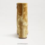 jp Sam Edelman 女性 フォーンアンクルブーティ サフランベルベット 4NFV0P783 履物 - Image 5