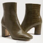 jp Sam Edelman 女性 フォーンアンクルブーティ モミの緑 4NFV0P781 履物 - Image 7