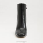 jp Sam Edelman 女性 フォーンアンクルブーティ 黒い革 4NFV0P784 履物 - Image 3