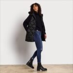 jp Sam Edelman 女性 フグベスト 黒 4NFV0P1156 衣服 - Image 2