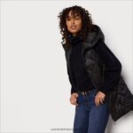 jp Sam Edelman 女性 フグベスト 黒 4NFV0P1156 衣服 - Image 3