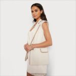 jp Sam Edelman 女性 フランキーベスト クチナシ 4NFV0P1084 衣服 - Image 2