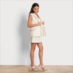jp Sam Edelman 女性 フランキーベスト クチナシ 4NFV0P1084 衣服 - Image 3