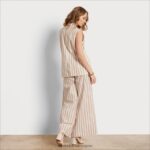 jp Sam Edelman 女性 フランキーベスト ホワイトストライプ 4NFV0P1083 衣服 - Image 4