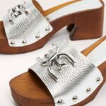 jp Sam Edelman 女性 フランシーナ ミュールサンダル 銀 4NFV0P519 履物 - Image 7