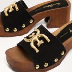 jp Sam Edelman 女性 フランシーナ ミュールサンダル 黒いスエード 4NFV0P520 履物 - Image 7