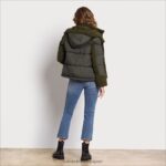 jp Sam Edelman 女性 フード付きショートフグ オリーブ 4NFV0P1252 衣服 - Image 4