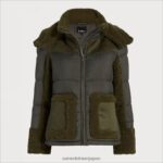 jp Sam Edelman 女性 フード付きショートフグ オリーブ 4NFV0P1252 衣服 - Image 5