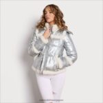 jp Sam Edelman 女性 フード付きショートフグ 銀 4NFV0P1133 衣服 - Image 2