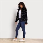 jp Sam Edelman 女性 フード付きショートフグ 黒 4NFV0P1134 衣服 - Image 2