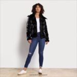 jp Sam Edelman 女性 フード付きショートフグ 黒 4NFV0P1134 衣服