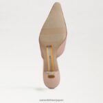 jp Sam Edelman 女性 ブリット キトゥン ヒール ミュール ソフトプラリネ 4NFV0P432 履物 - Image 6