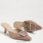 jp Sam Edelman 女性 ブリット キトゥン ヒール ミュール ソフトプラリネ 4NFV0P432 履物 - Image 7