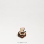 jp Sam Edelman 女性 ブリット キトゥン ヒール ミュール ブラウンマルチ 4NFV0P430 履物 - Image 3