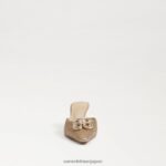 jp Sam Edelman 女性 ブリットツアーキトゥンヒール アンバーゴールド 4NFV0P589 履物 - Image 3