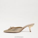 jp Sam Edelman 女性 ブリットツアーキトゥンヒール アンバーゴールド 4NFV0P589 履物 - Image 4