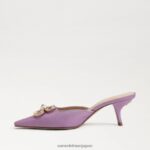 jp Sam Edelman 女性 ブリットツアーキトゥンヒール ライラックヘイズ 4NFV0P587 履物 - Image 4