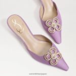 jp Sam Edelman 女性 ブリットツアーキトゥンヒール ライラックヘイズ 4NFV0P587 履物 - Image 7