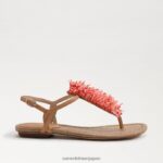 jp Sam Edelman 女性 ブリンダ トングサンダル 天然砂 4NFV0P728 履物 - Image 2