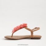 jp Sam Edelman 女性 ブリンダ トングサンダル 天然砂 4NFV0P728 履物 - Image 4