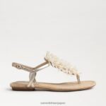 jp Sam Edelman 女性 ブリンダ トングサンダル 金箔 4NFV0P727 履物 - Image 2