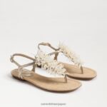 jp Sam Edelman 女性 ブリンダ トングサンダル 金箔 4NFV0P727 履物
