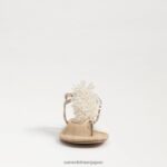jp Sam Edelman 女性 ブリンダ トングサンダル 金箔 4NFV0P727 履物 - Image 3