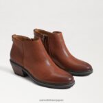 jp Sam Edelman 女性 プライスアンクルブーティ 黄褐色 4NFV0P375 履物