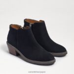 jp Sam Edelman 女性 プライスアンクルブーティ 黒いスエード 4NFV0P376 履物