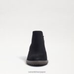 jp Sam Edelman 女性 プライスアンクルブーティ 黒いスエード 4NFV0P376 履物 - Image 3