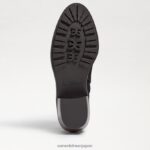 jp Sam Edelman 女性 プライスアンクルブーティ 黒いスエード 4NFV0P376 履物 - Image 6