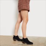 jp Sam Edelman 女性 プライスアンクルブーティ 黒いスエード 4NFV0P376 履物 - Image 8