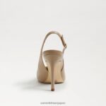 jp Sam Edelman 女性 ヘーゼル スリングバック ポンプ ソフトベージュ 4NFV0P661 履物 - Image 5