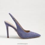 jp Sam Edelman 女性 ヘーゼル スリングバック ポンプ ダスティバイオレット 4NFV0P666 履物 - Image 2