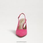 jp Sam Edelman 女性 ヘーゼル スリングバック ポンプ デライラピンク 4NFV0P667 履物 - Image 3
