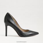jp Sam Edelman 女性 ヘーゼル色のポインテッドトゥヒール 黒い革 4NFV0P146 履物 - Image 2