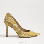 jp Sam Edelman 女性 ヘーゼル色のポインテッドトゥヒール ターメリック 4NFV0P134 履物 - Image 2